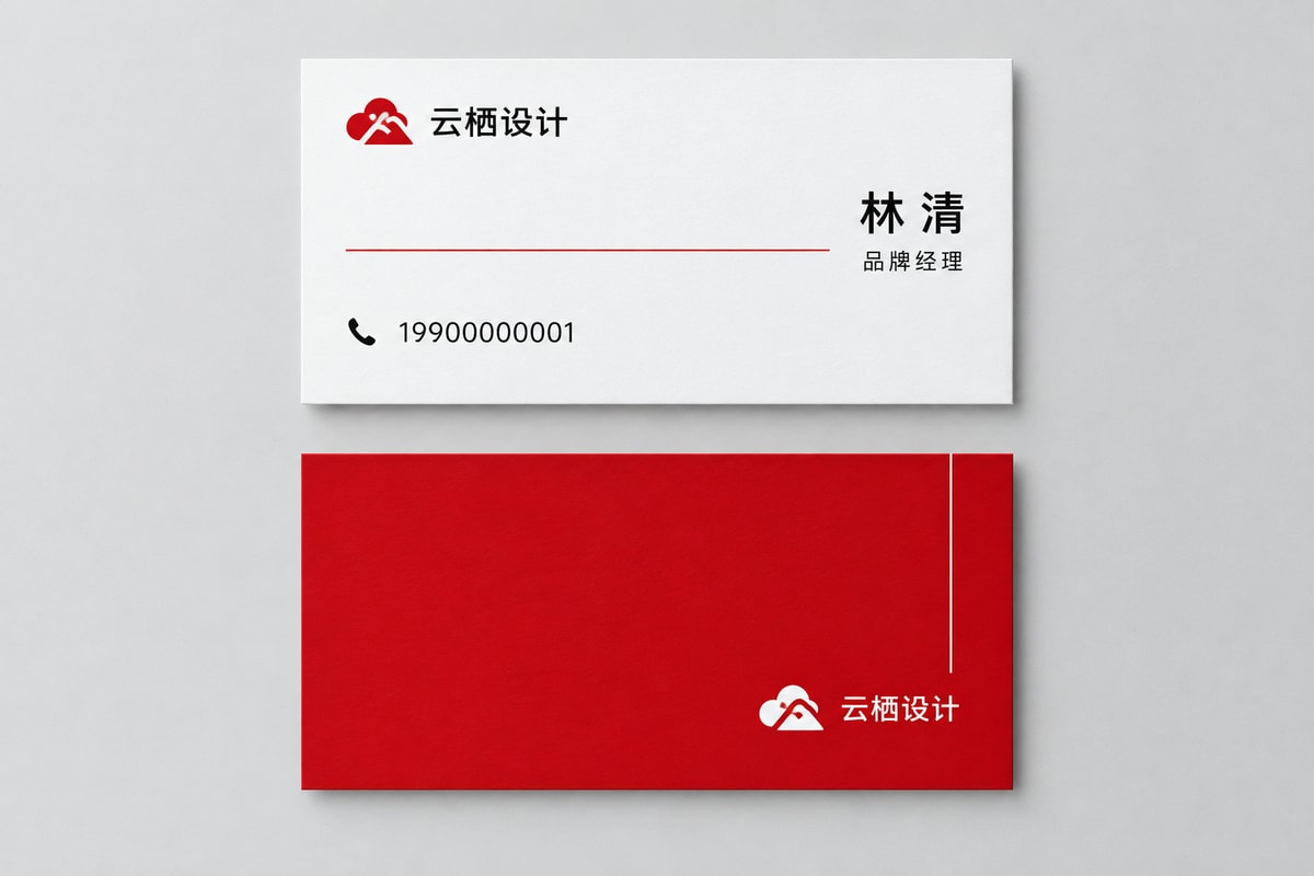 名片海报创作示例
